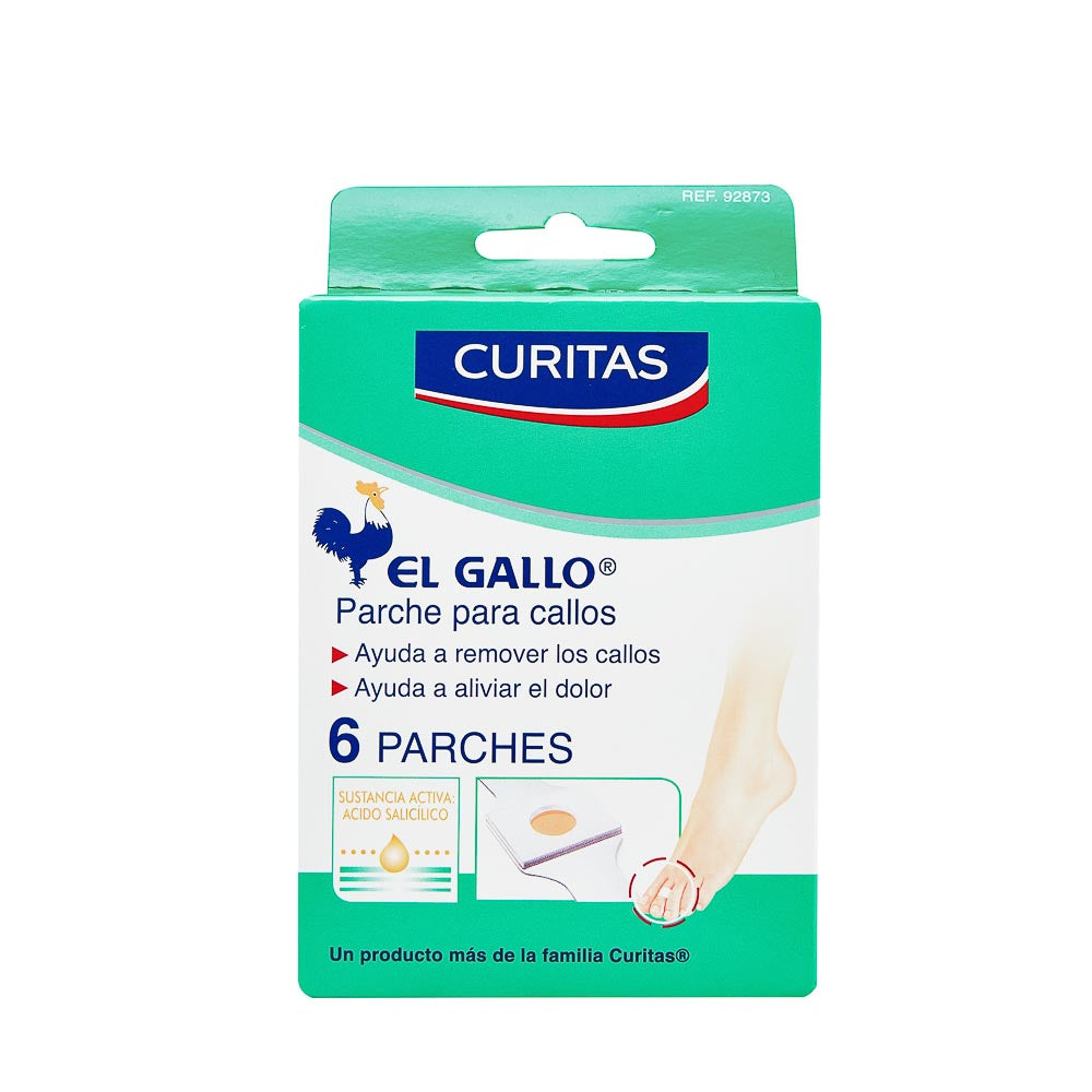 Parche Curitas El Gallo Con 6