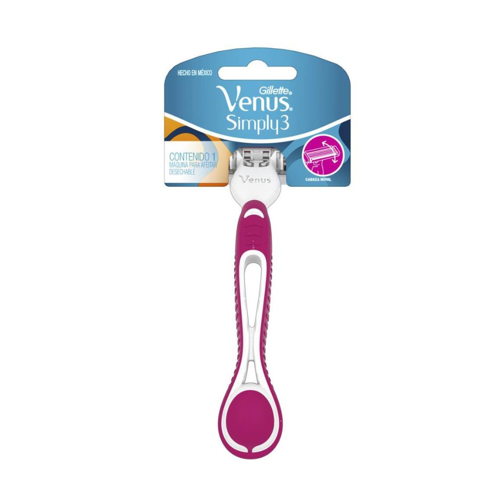 RASTRILLO GTTE SIMPLY VENUS3 DESECHABLE 1PZ