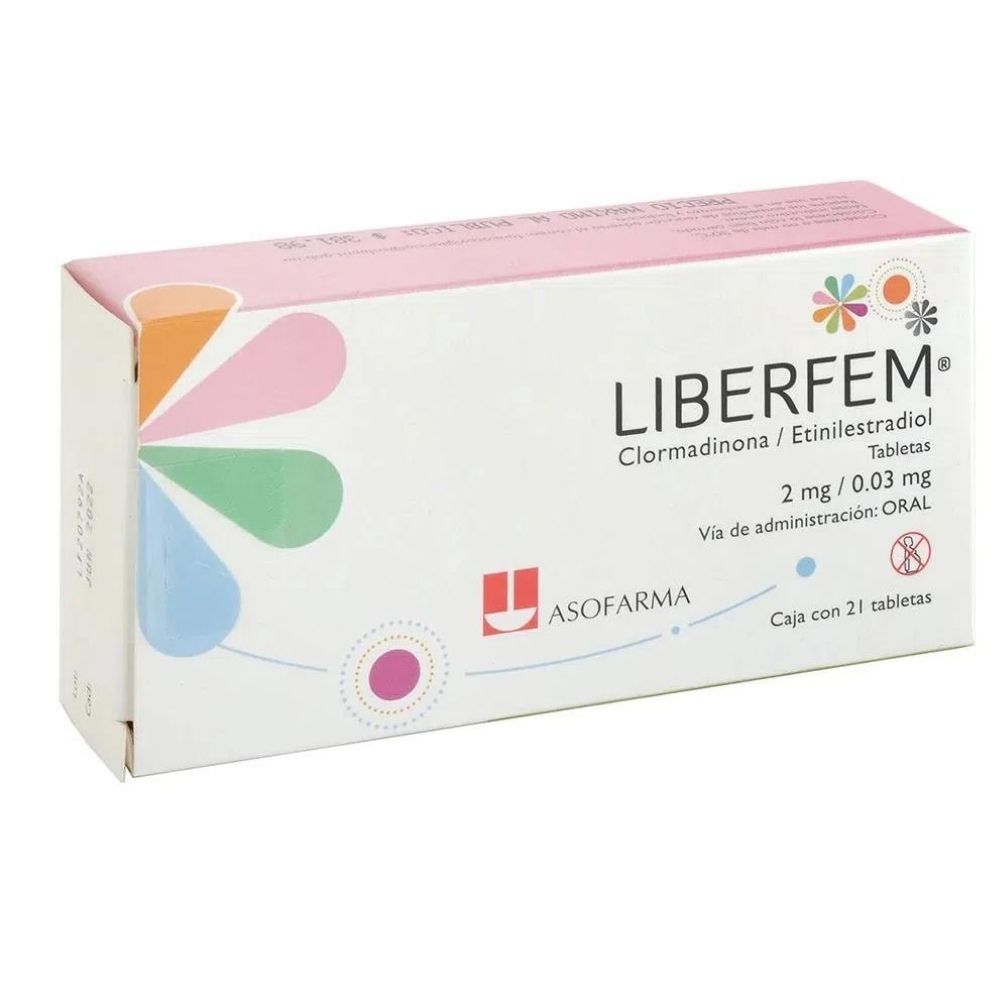 LIBERFEM 2/0.03 MG CON 21 TAB