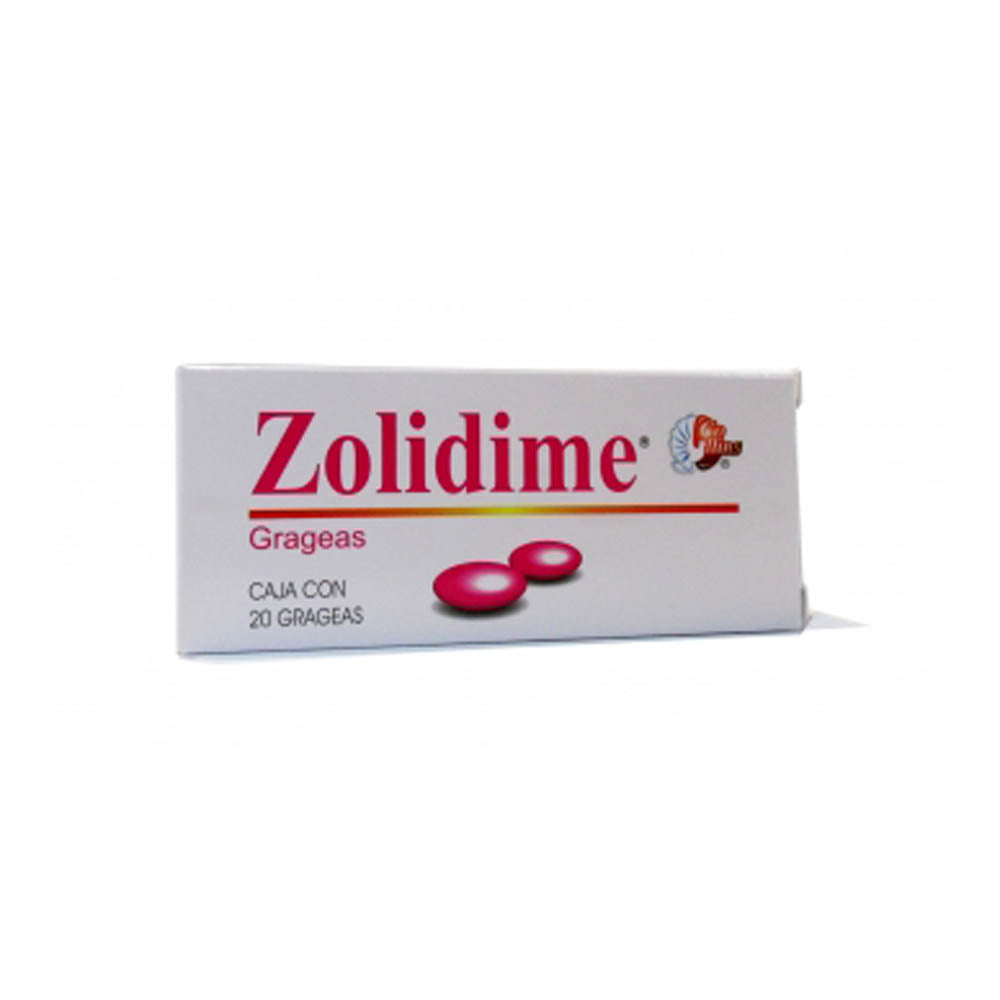 ZOLIDIME (ACIDO ACETILSALICILICO/FENIBUTAZ/DEXAMETA) GRAG CON 20