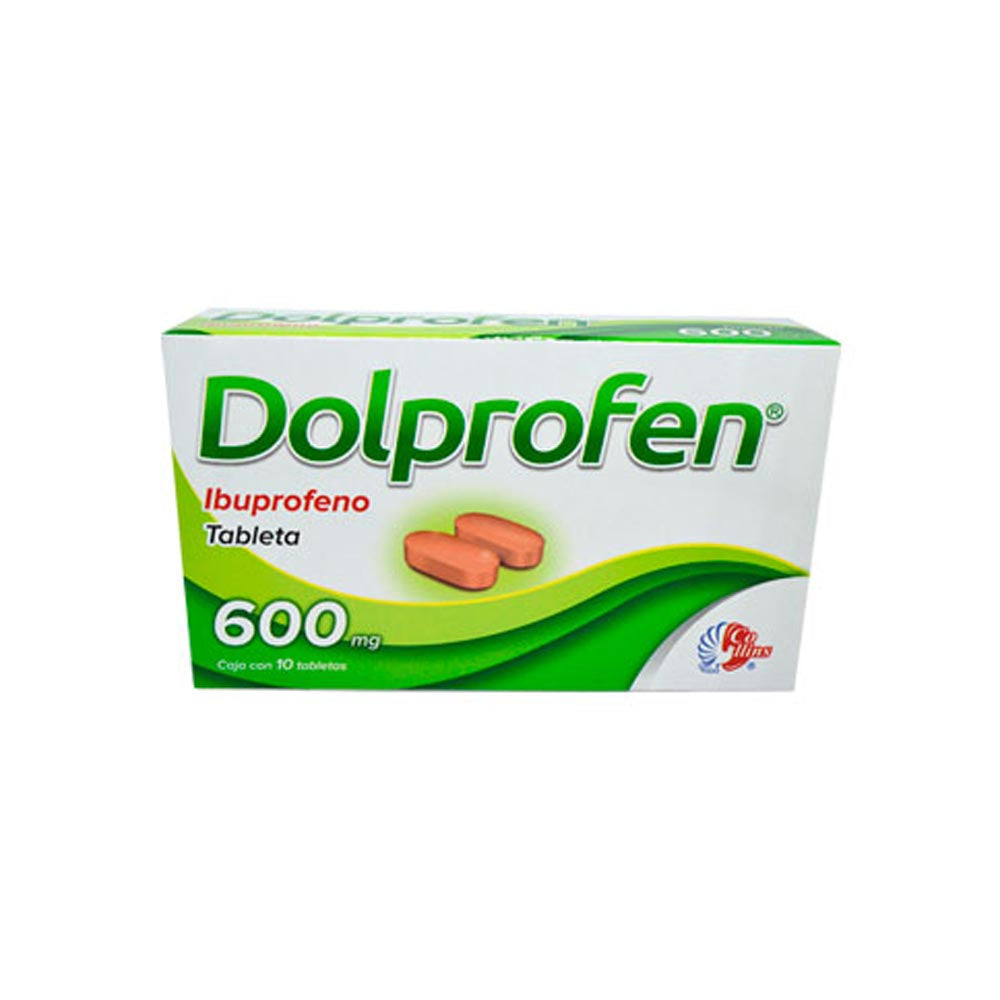 Dolprofen (Ibuprofeno) 600 Mg C/10 Tabletas