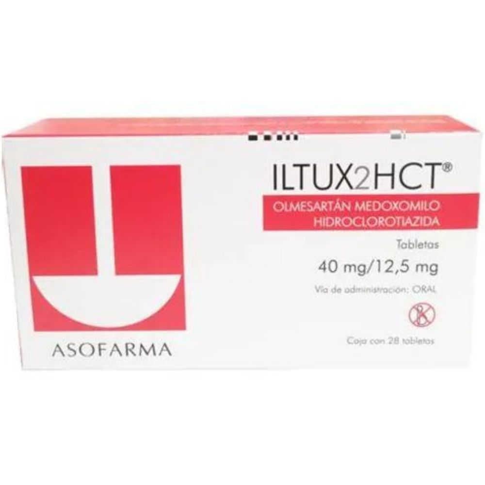 ILTUX 2HCT 40 MG 12.5 MG TABLETAS 28