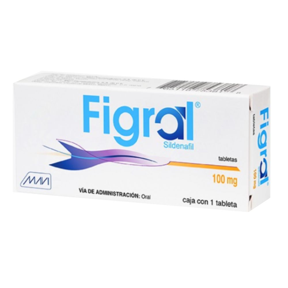 FIGRAL (SILDENAFIL) 100 MG CON 1 TABLETAS