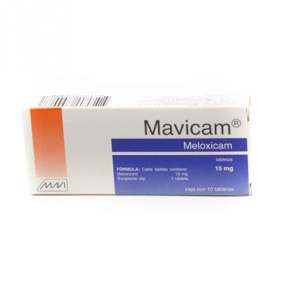 Mavicam (Meloxicam) 15 Mg C/10 Tabletas