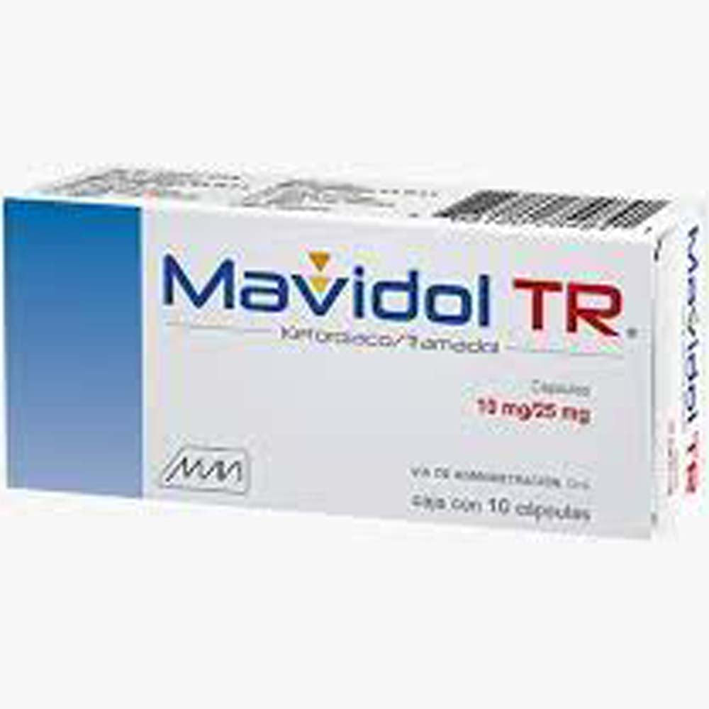 MAVIDOL TR (TRAMADOL/KETOROLACO) 10/25 MG CON 10 CAP