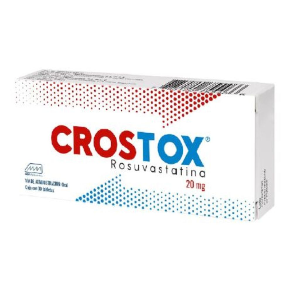 CROSTOX (ROSUVASTATINA) 20 MG CON 30 TAB