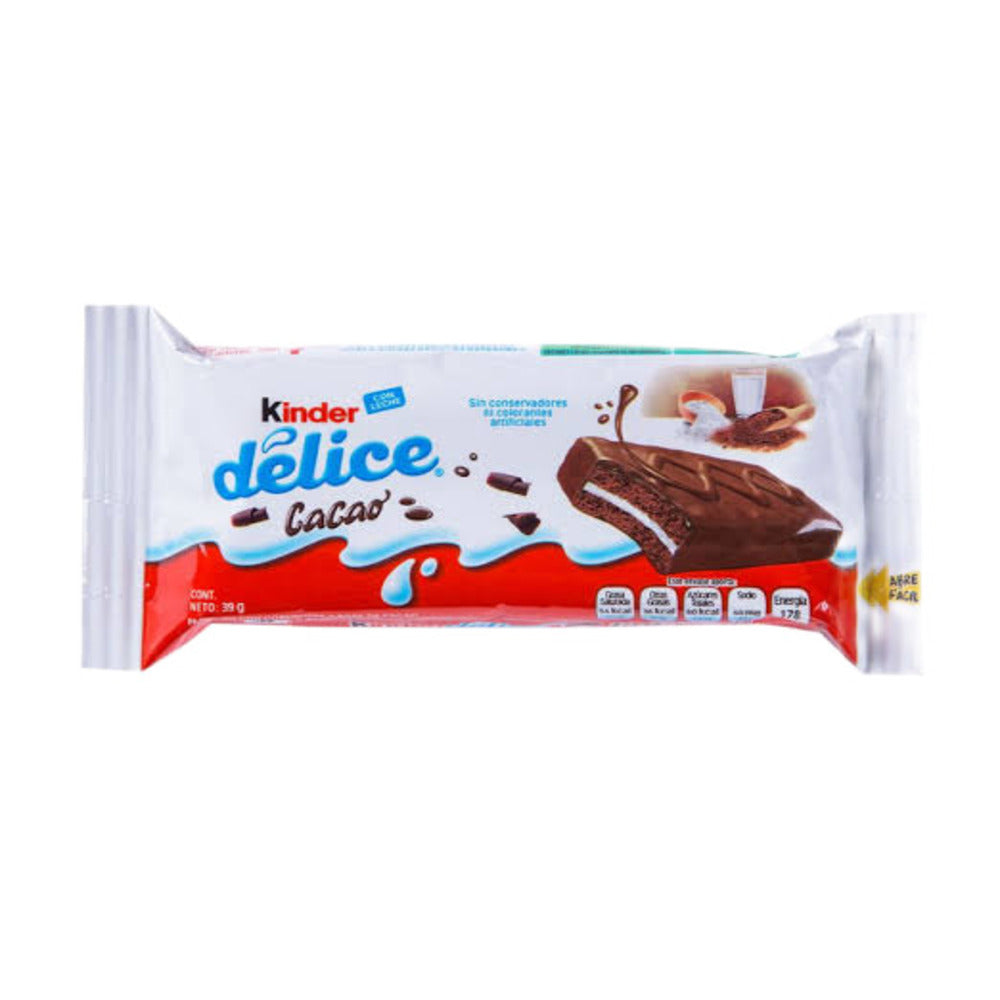 CHOCOLATE KINDER DELICE CACAO 39 G