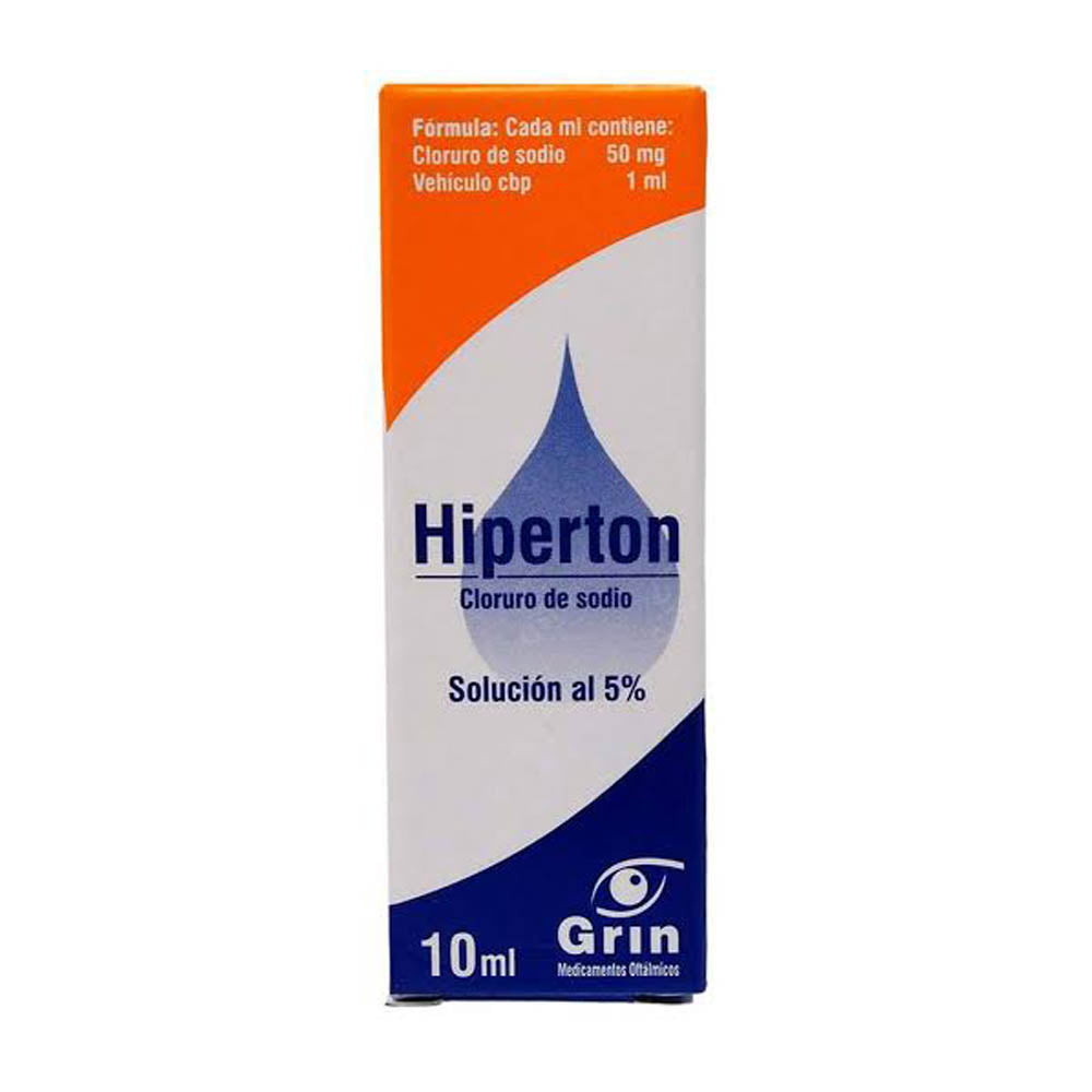 Hiperton 5% 50 Mg Solucion 10 Mililitros