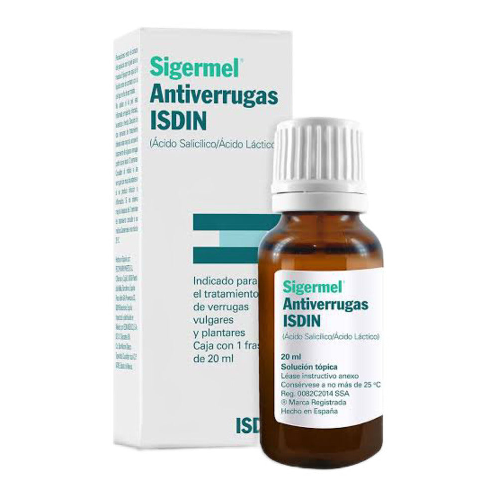 Isdin Sigermel Solución Antiverrugas 20 Ml