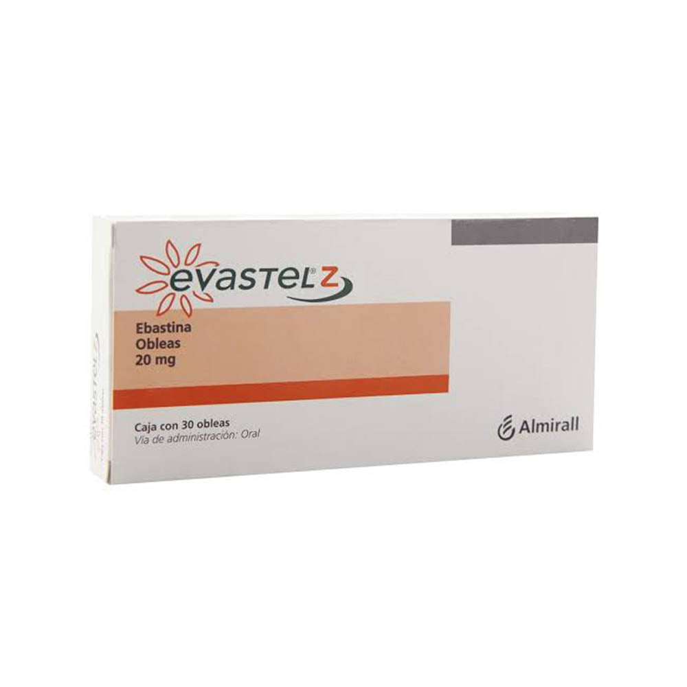 Evastel-Z 20 Mg Obleas Con 30