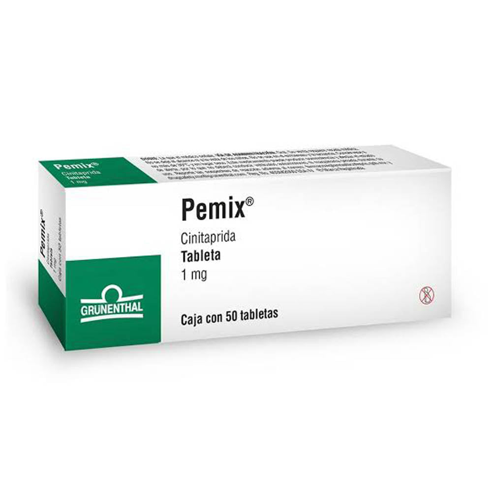 Pemix 1 Mg Tabletas Con 50
