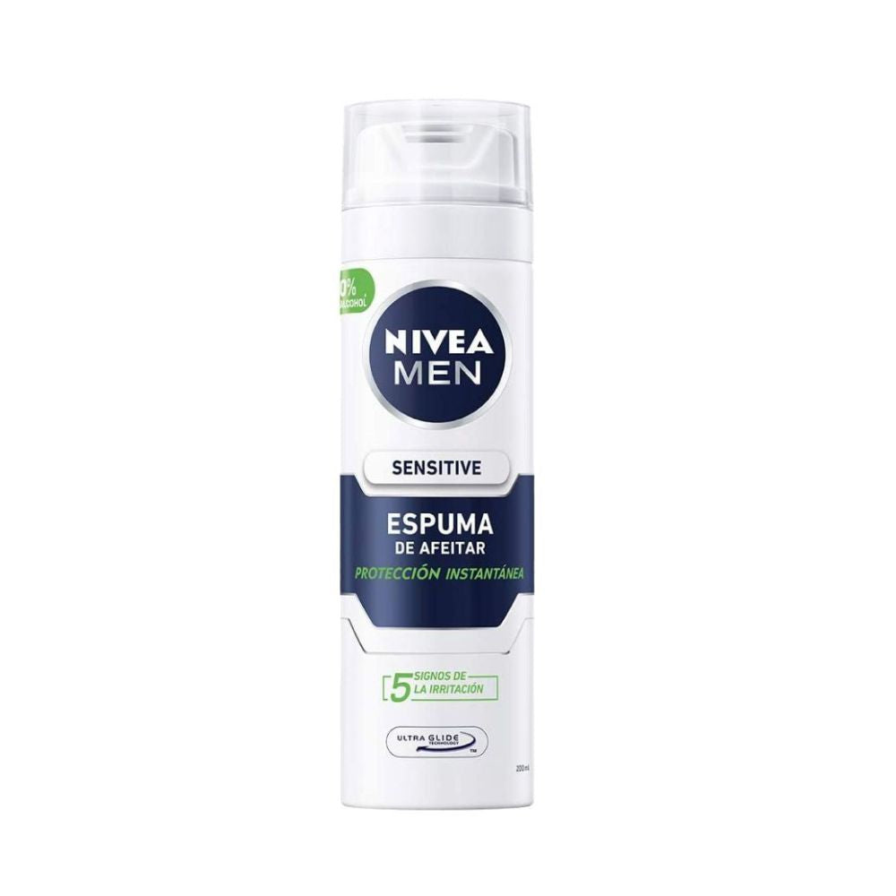 Crema Nivea Raar Espuma Sensitive 200 Ml