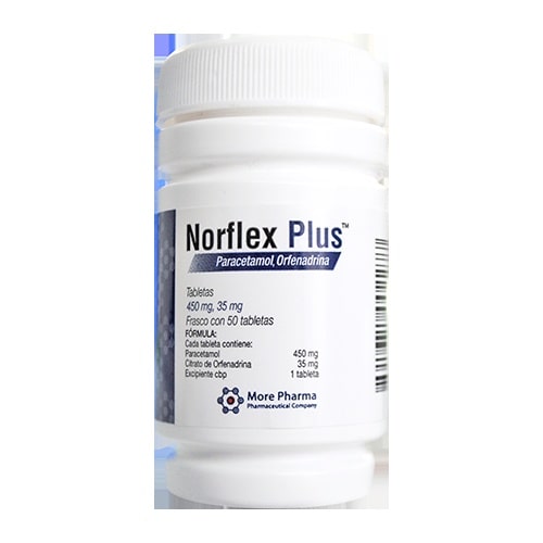 Norflex Plus 35/450 Mg Tabletas 50
