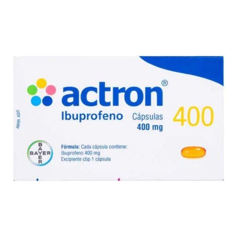 Actron-400 400 Mg Capsulas Con 10 7501318652293