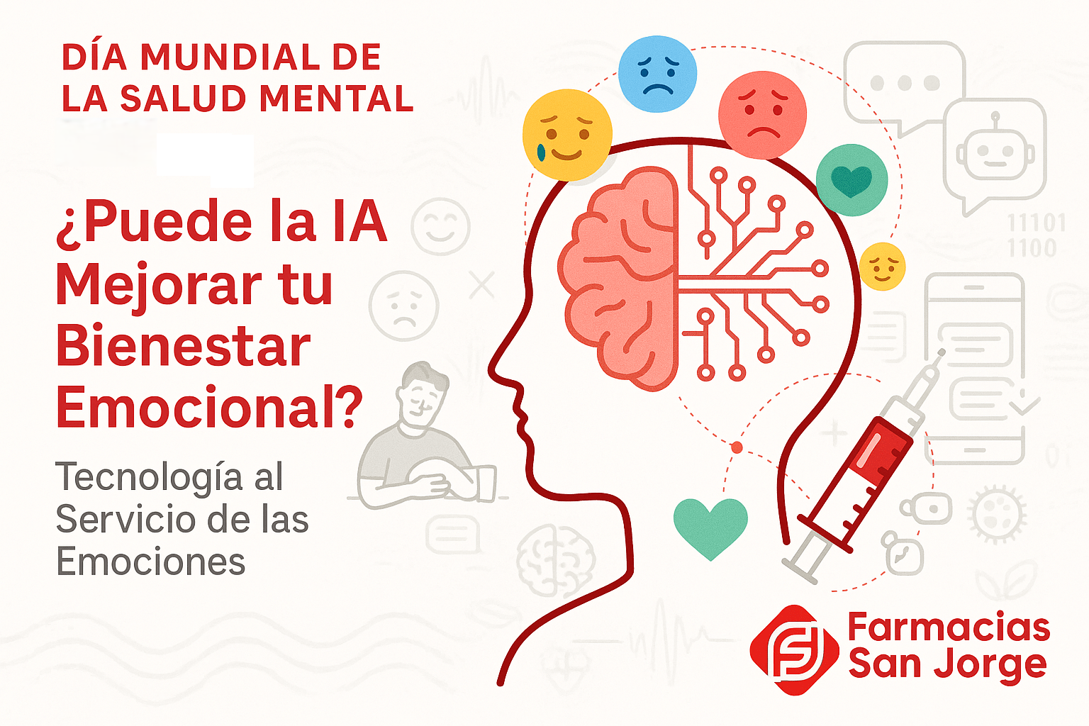 Dia mundial de la salud mental, ¿puede la IA mejorar tu bienestar emocional?