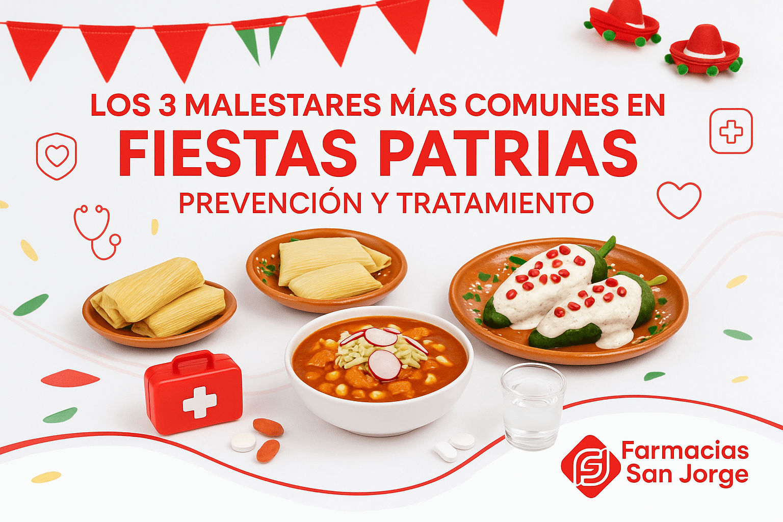 Los 3 malestares más comunes en las Fiestas Patrias, Prevención y tratamiento