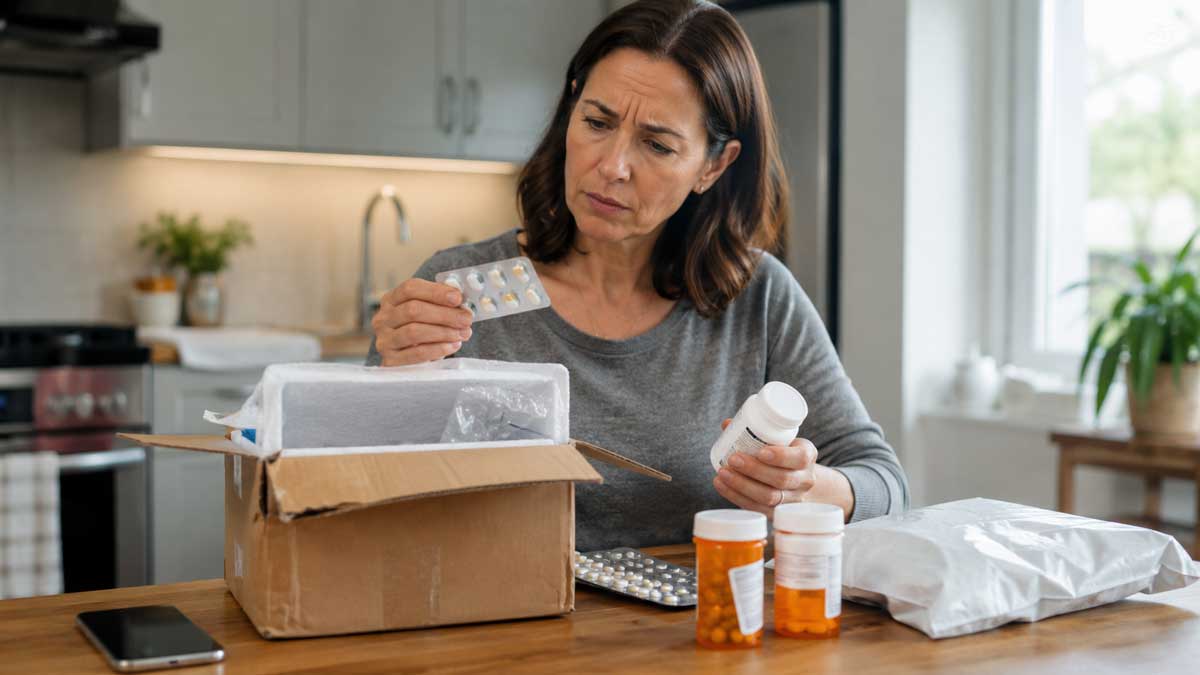 Señales de problemas con farmacia a domicilio