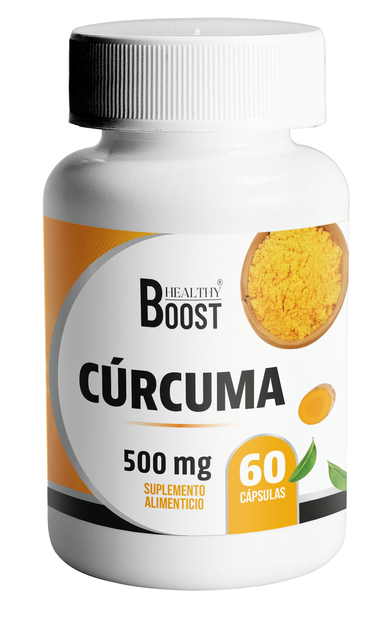 Curcuma 500 Mg Con 60 Capsulas Healthy Boost