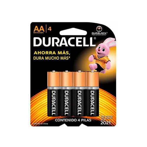 Pila Duracell  Alkalina Mn 1500 B4