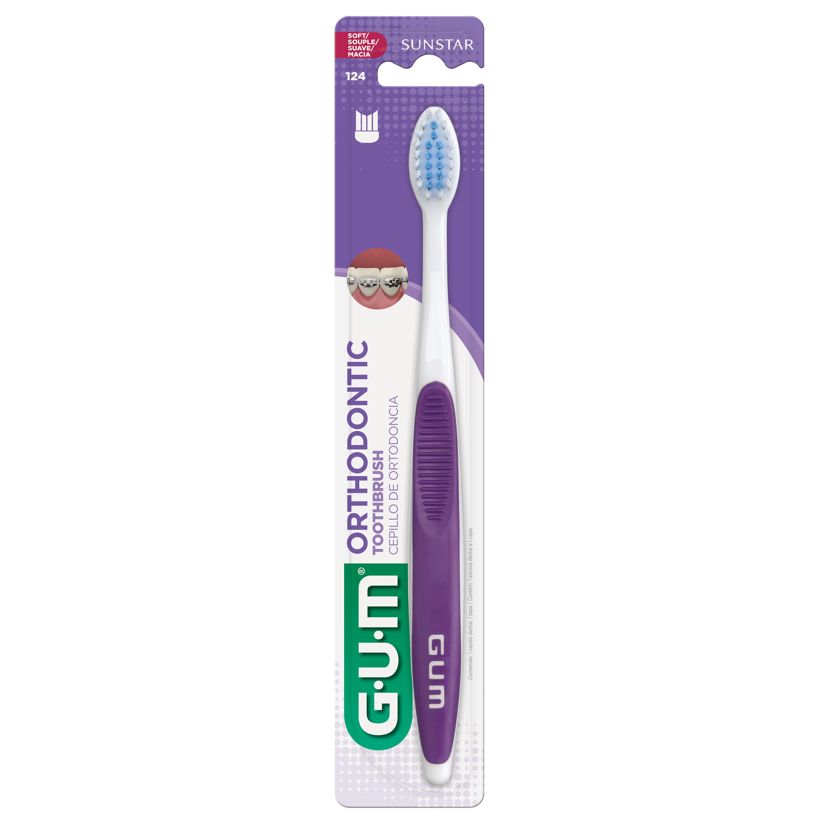 Cepillo  Dental  Gum Para Ortodoncia