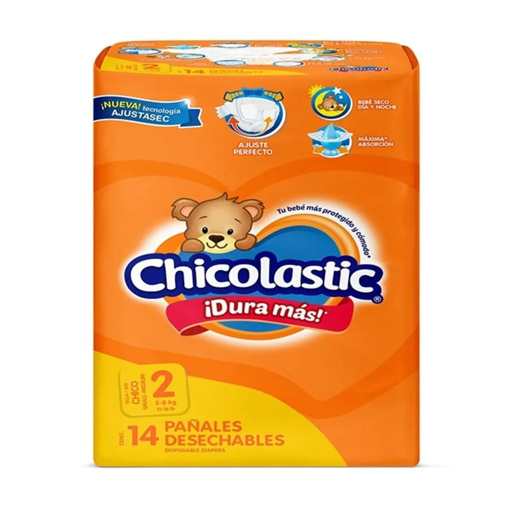 Pañal Chicolastic Con 14 Piezas Etapa 2