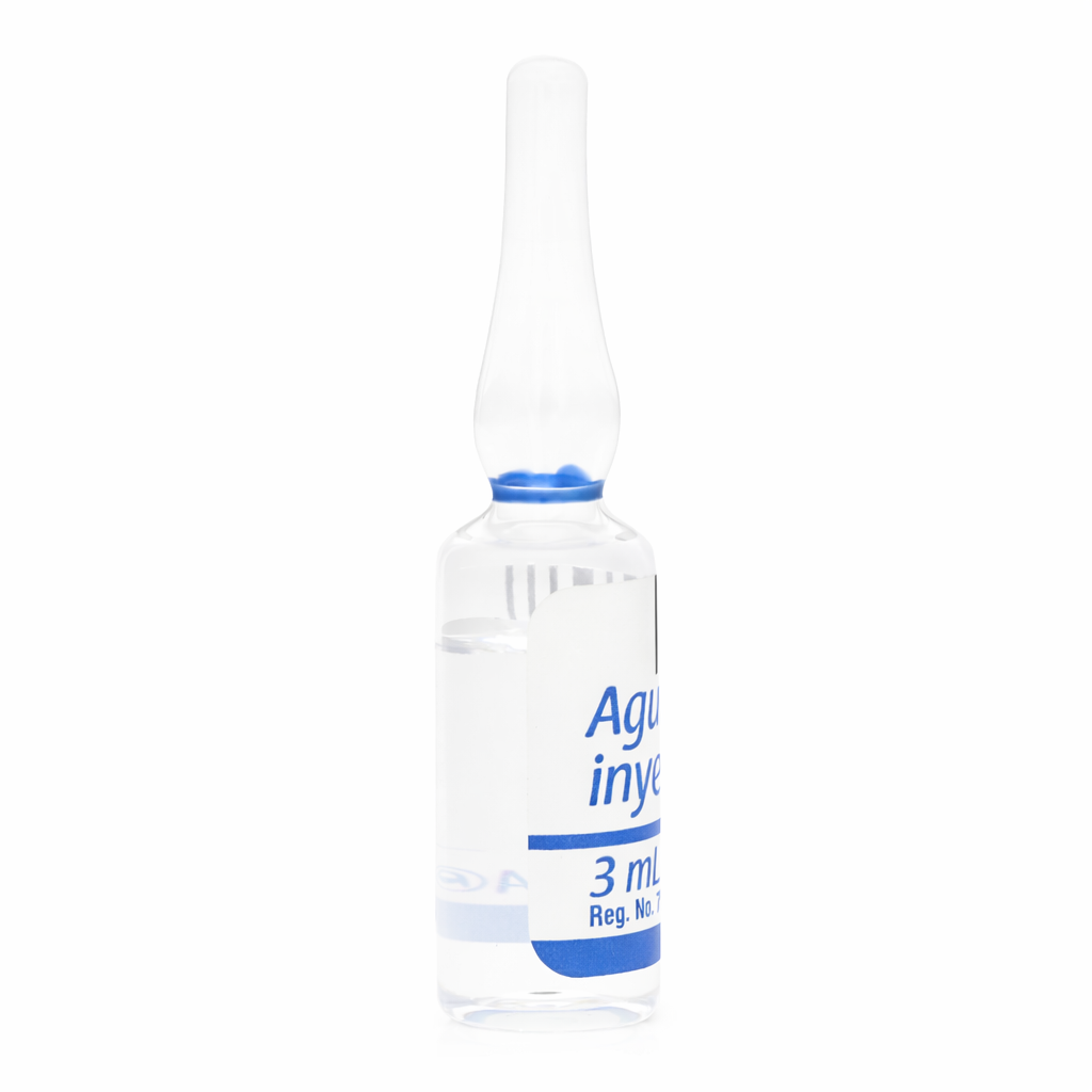 Agua Inyectable 3 Ml Pisa