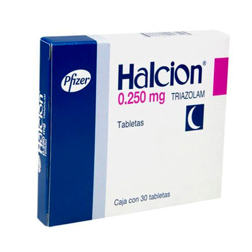 Halcion 0.250 Mg Con 30 Tabletas