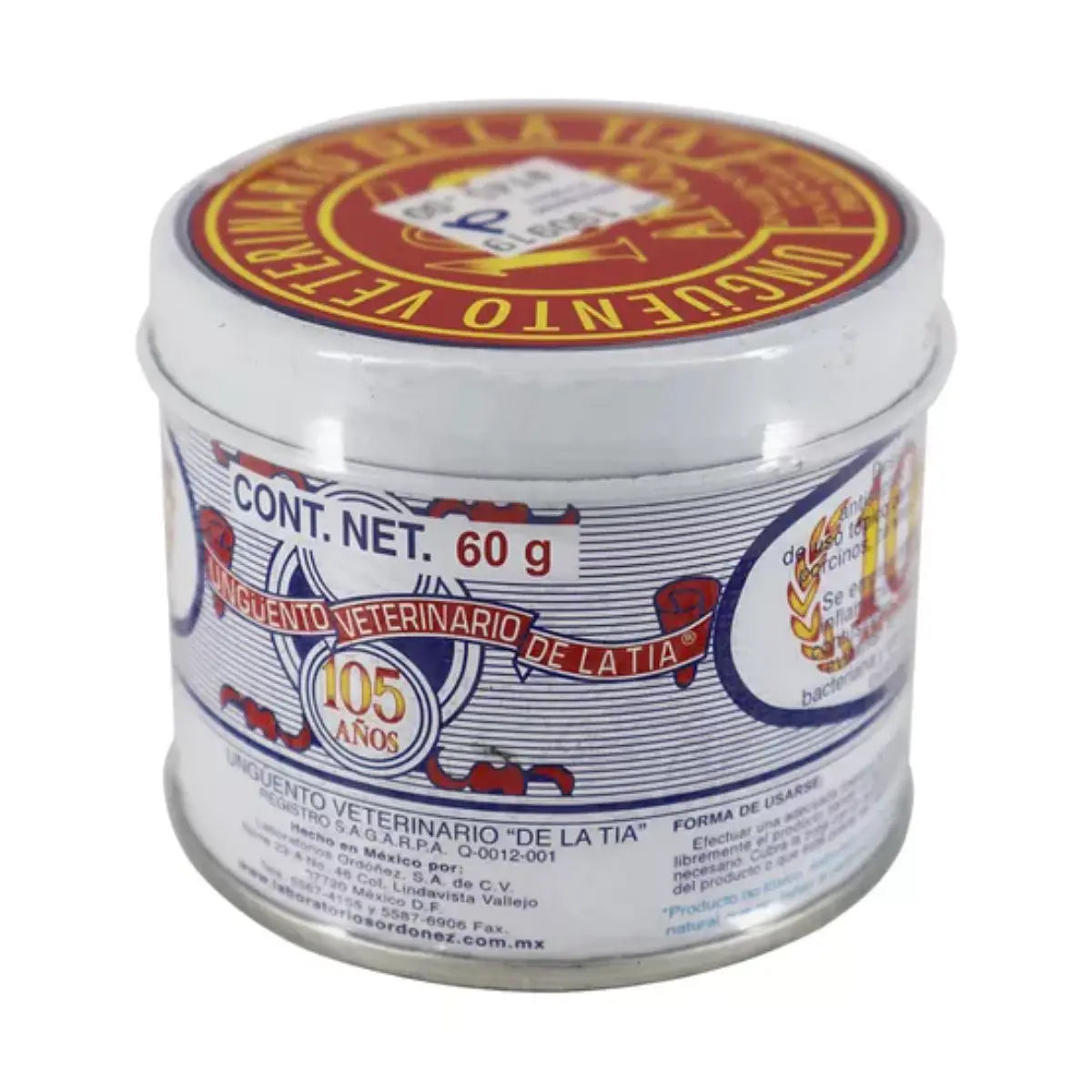Unguento Veterinario De La Tia 60G La Flor
