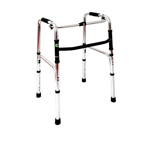 ANDADERA RECIPROCA PLATA ALUMINIO PLEGABLE ALT AJUSTABLE