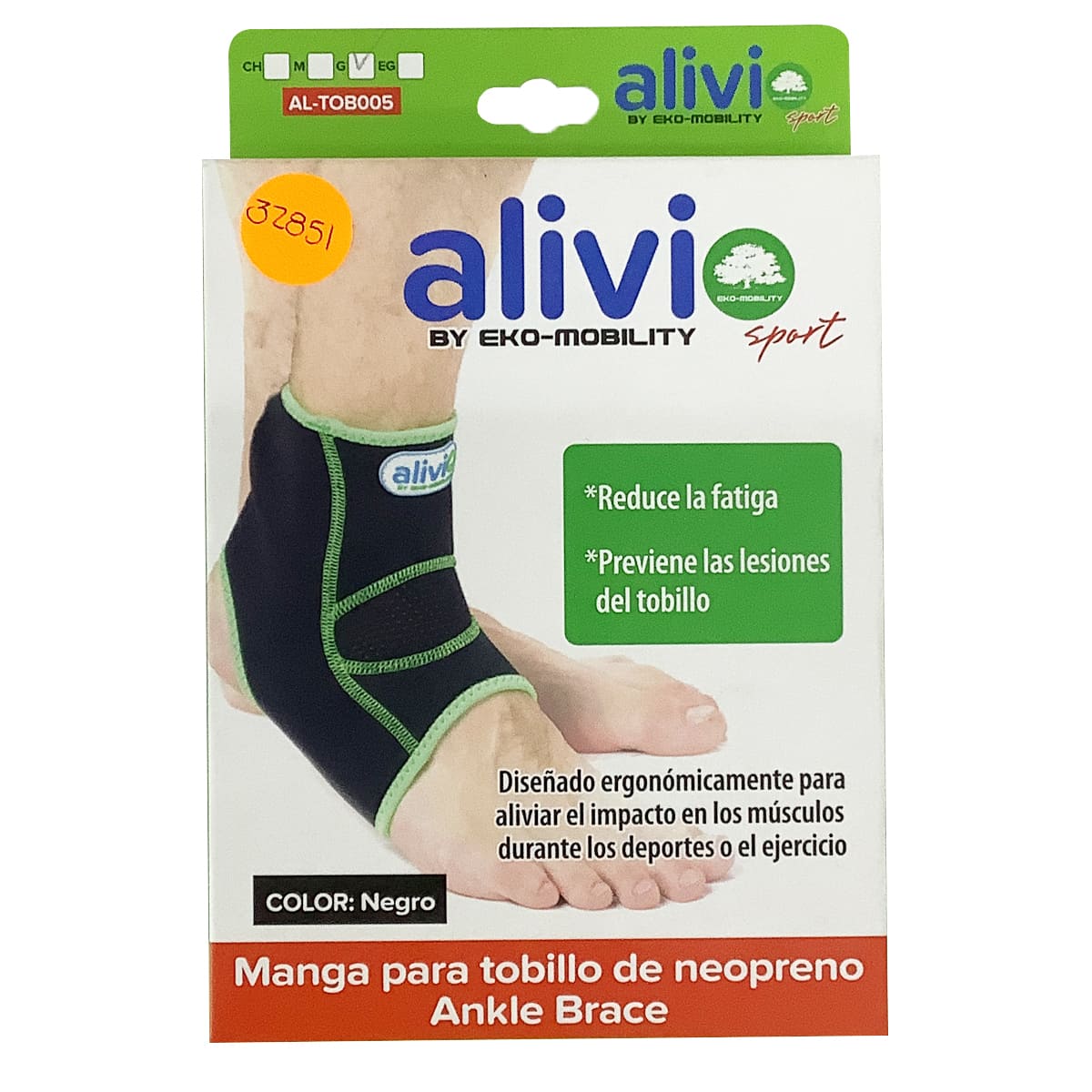 Altob005G Manga Grande Para Tobillo De Neopreno Eko Mobility