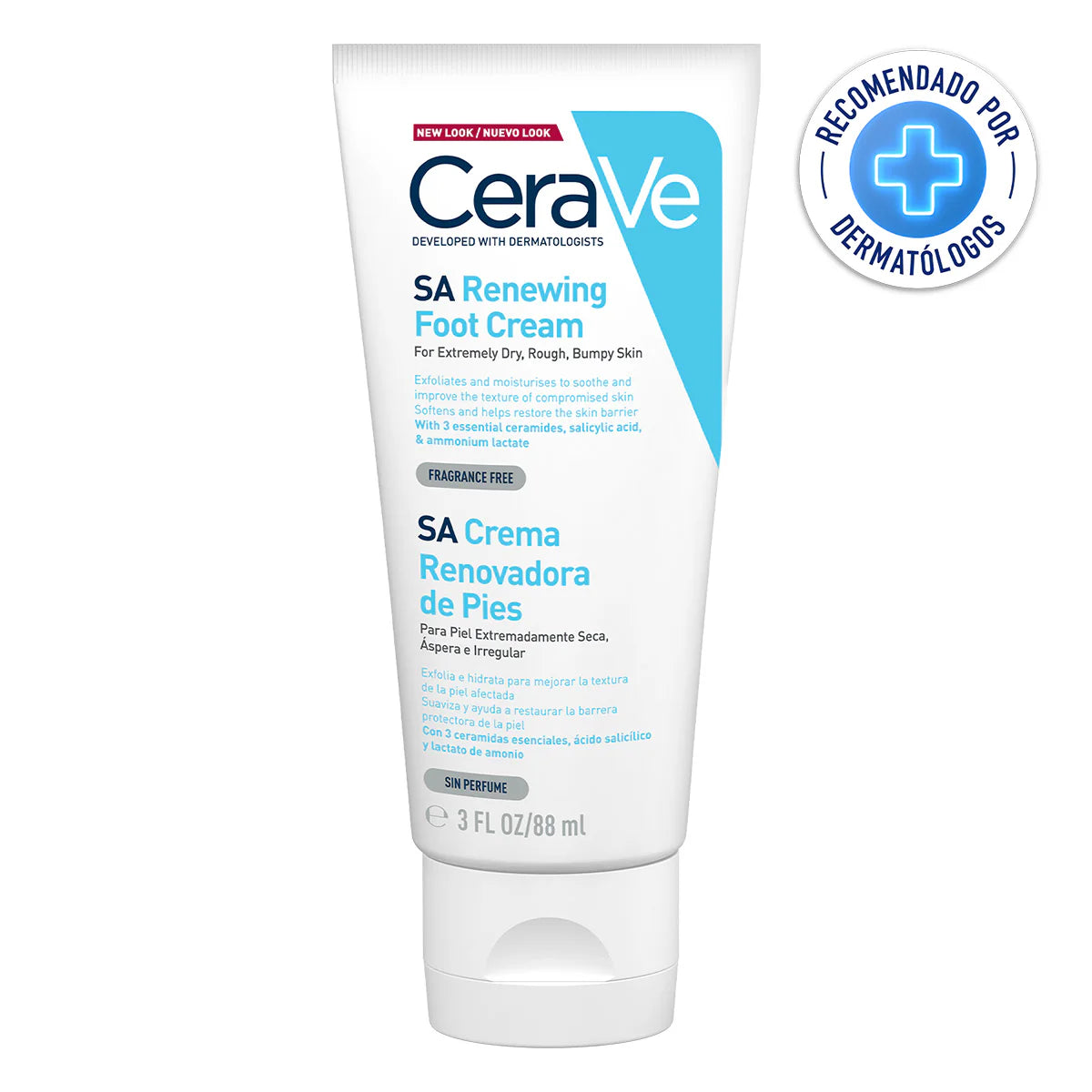 Crema Reparadora Removedora Cerave Para Pies 88 Ml