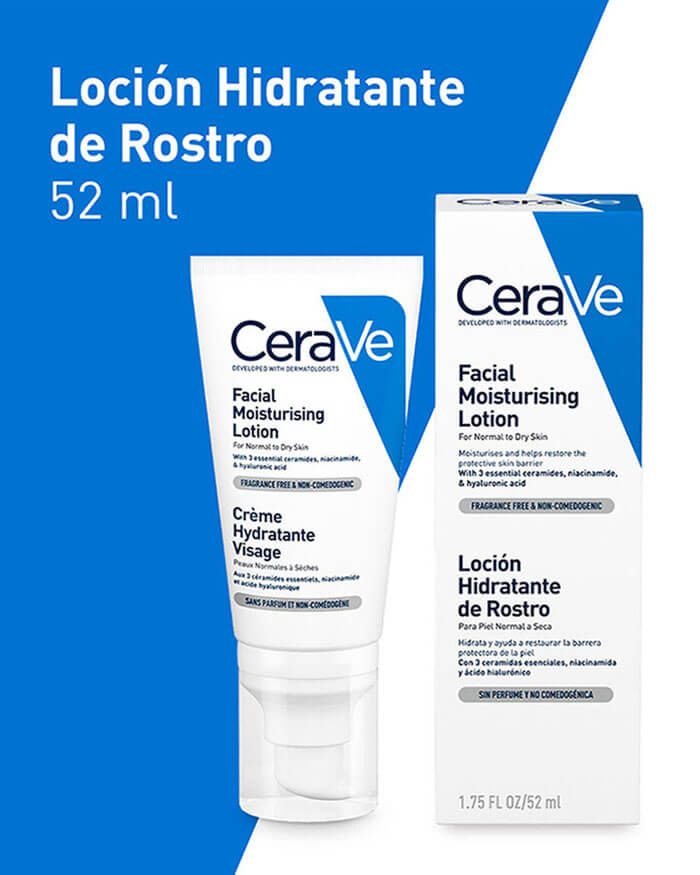 Loción  Hidratante De Rostro Cerave 52 Ml