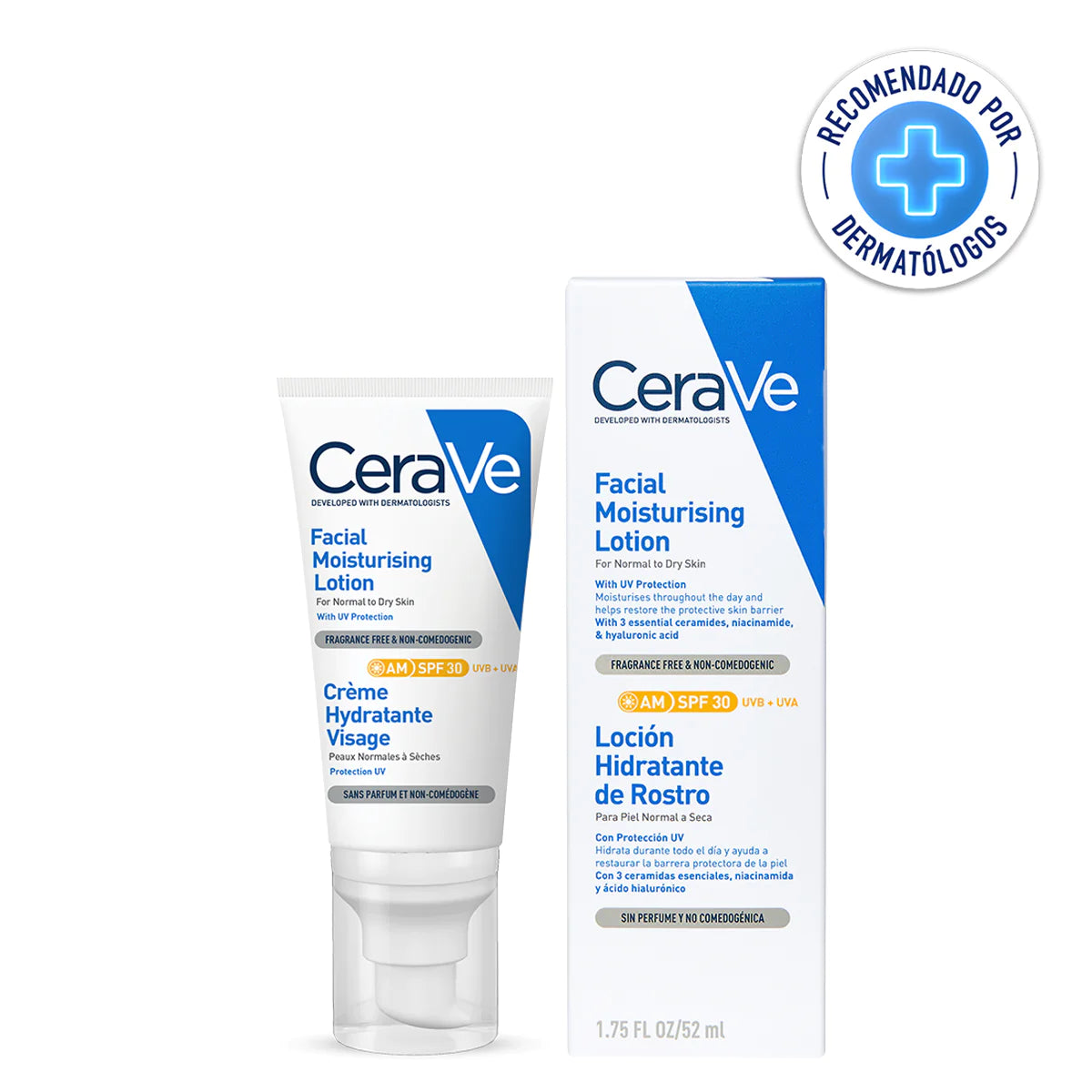 Loción  Hidratante de Rostro Cerave 52 Ml