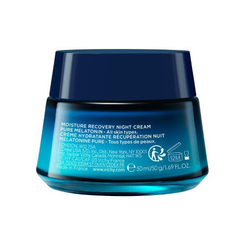 Crema Vichy Mineral 89 Noche Hidratante Recuperadora 50 Ml