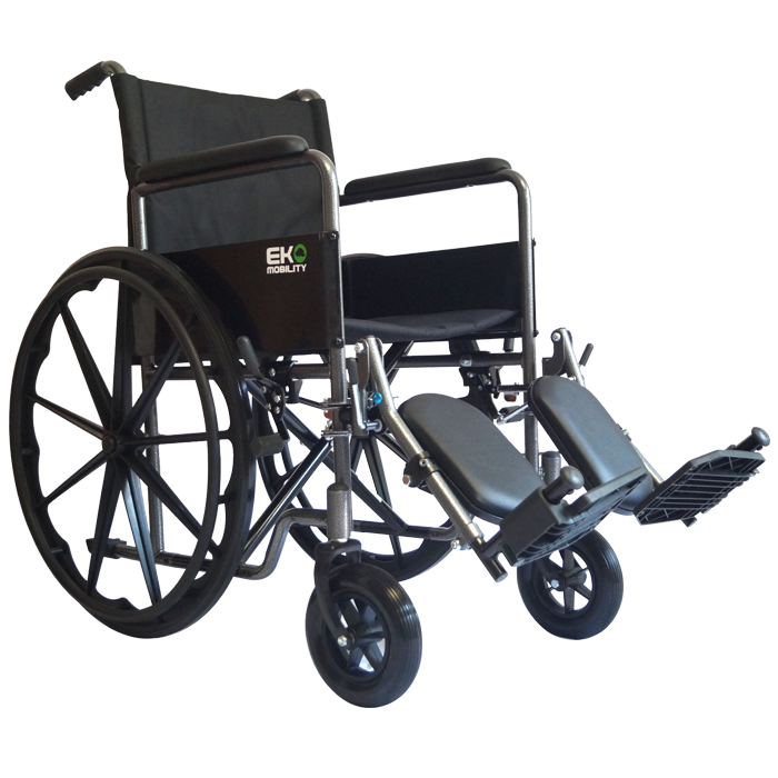 SILLA DE RUEDAS 18 SILVER VEIN FIJA/ELEVAP MAG SOLIDA 8 X 2