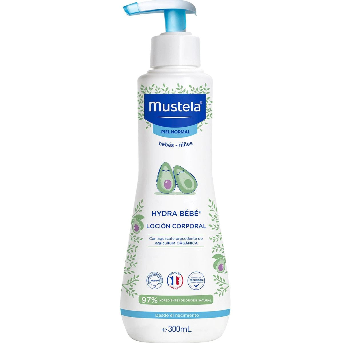 Crema Mustela Hydra Bebe Loción Corporal 300 Mililitros