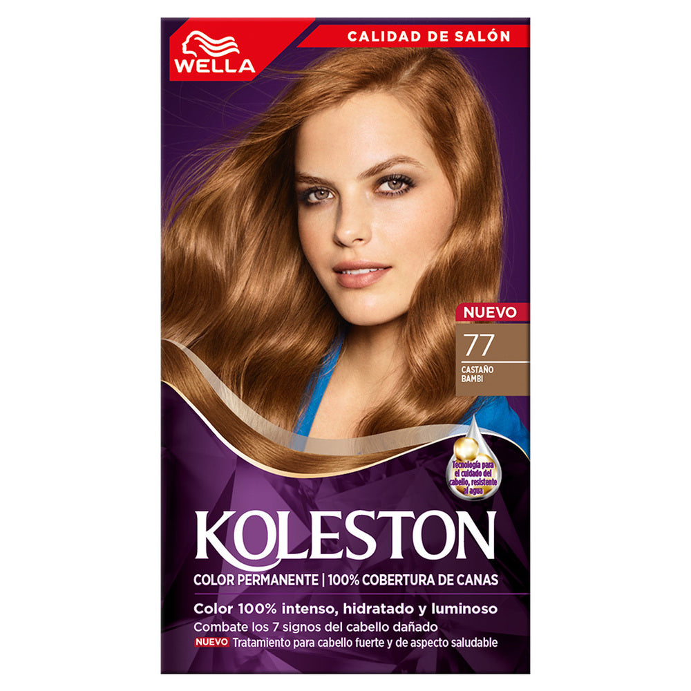 Tinte Koleston Crema Castaño Bambi Numero 77