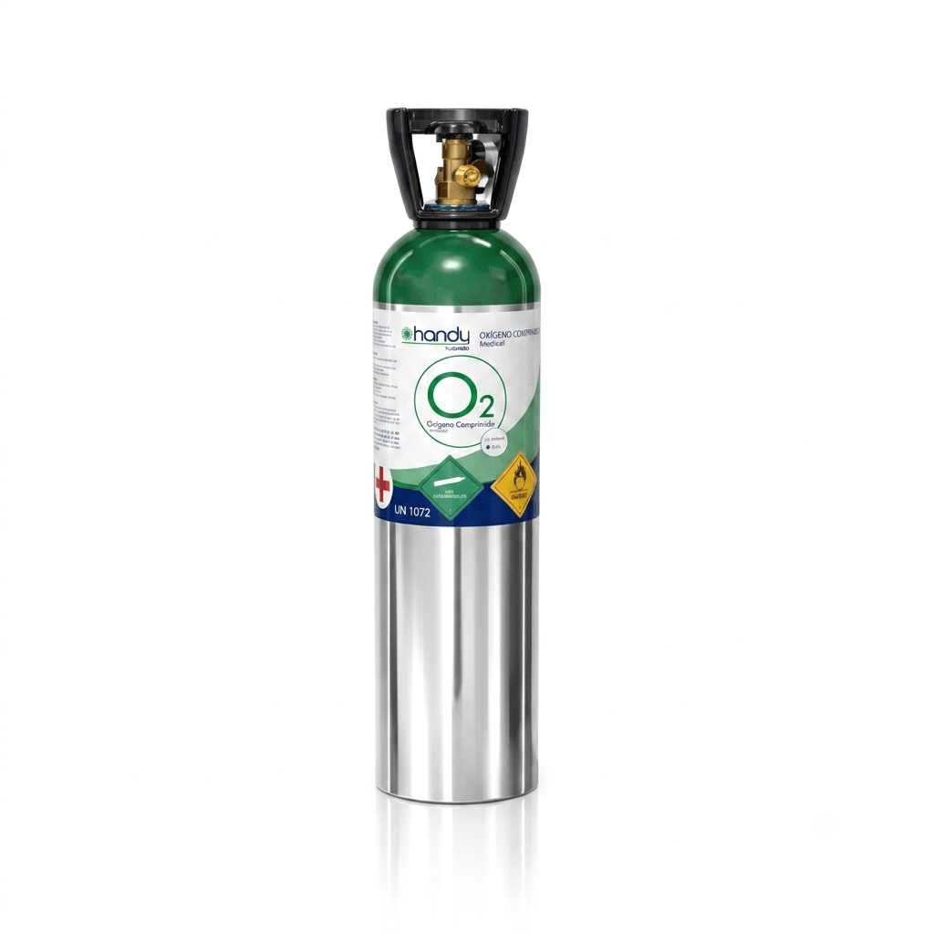 Equipo Completo Tanque Oxigeno 1699 Litros Con Carro Hergom