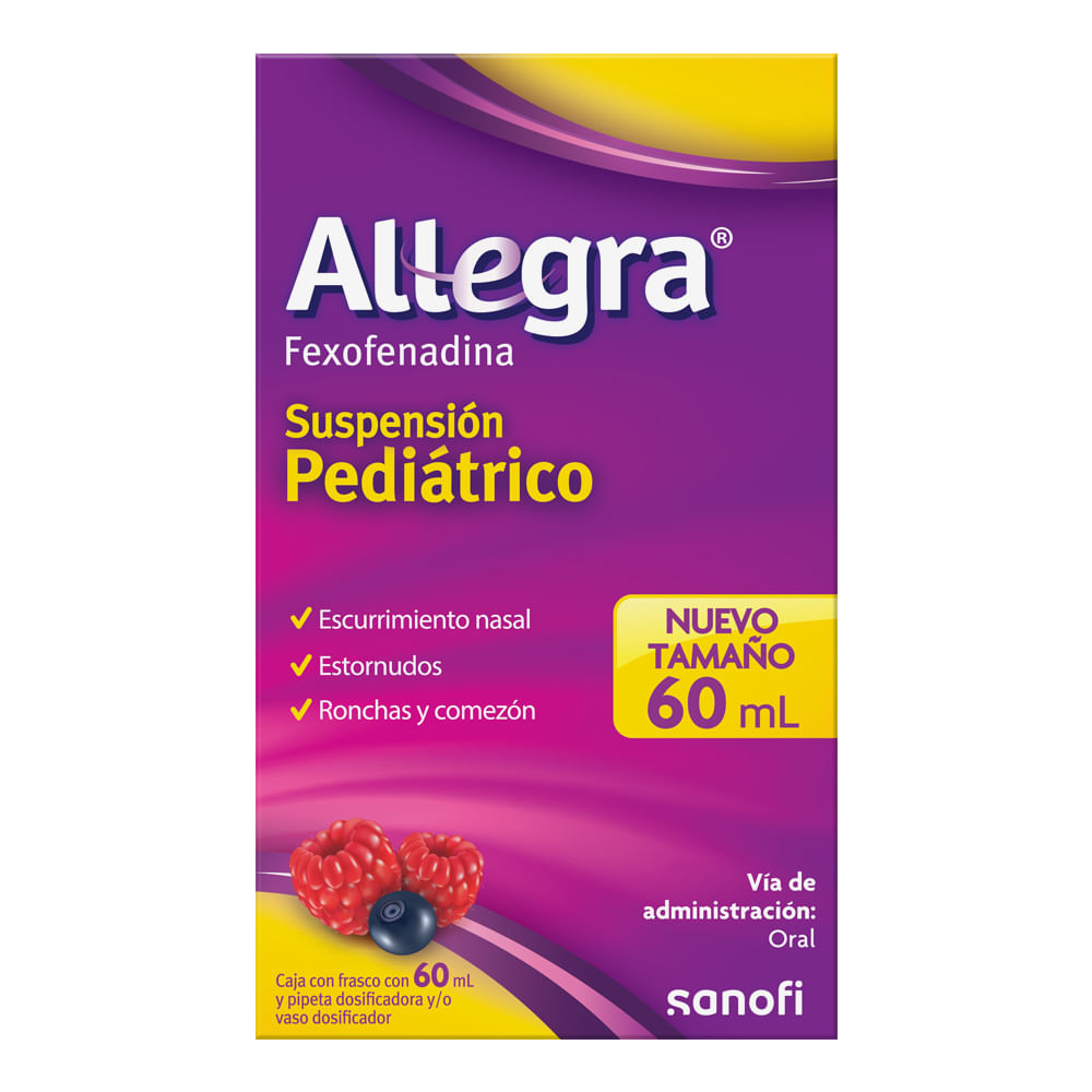 Allegra Suspension Pediatrica Frasco De 60 Ml