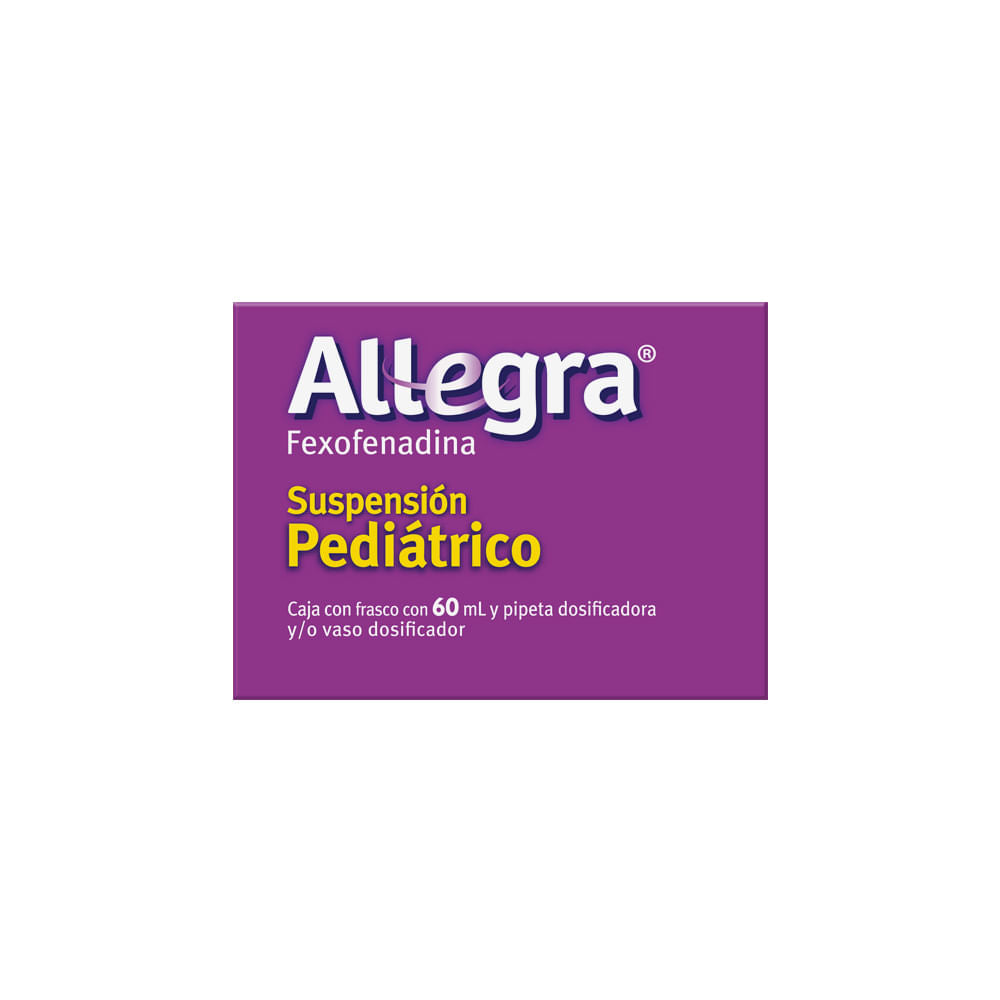 Allegra Suspension Pediatrica Frasco De 60 Ml