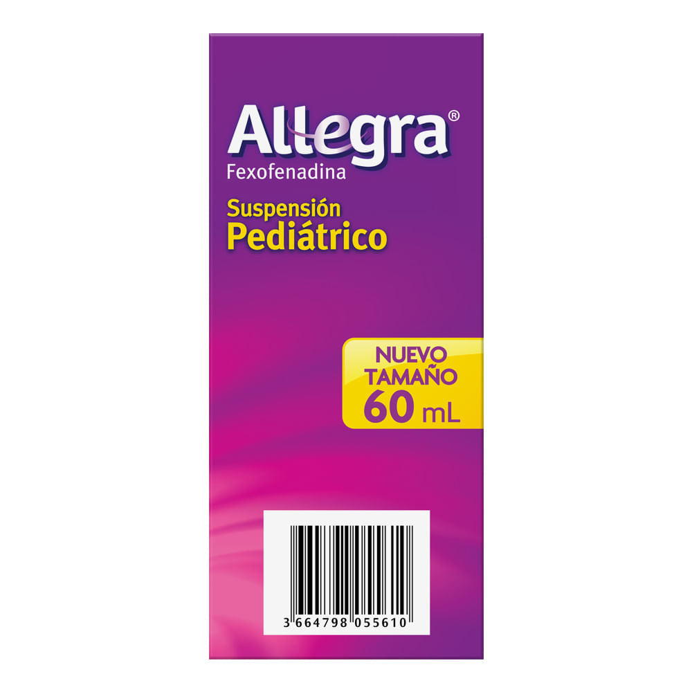 Allegra Suspension Pediatrica Frasco De 60 Ml