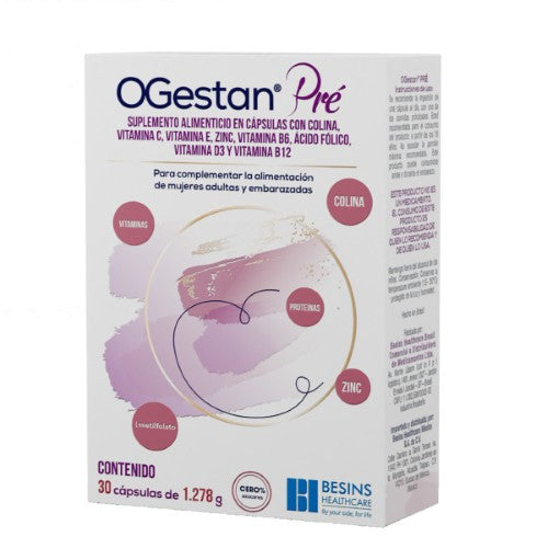 Ogestan Pre Suplemento Alimenticio Con 30 Capsulas