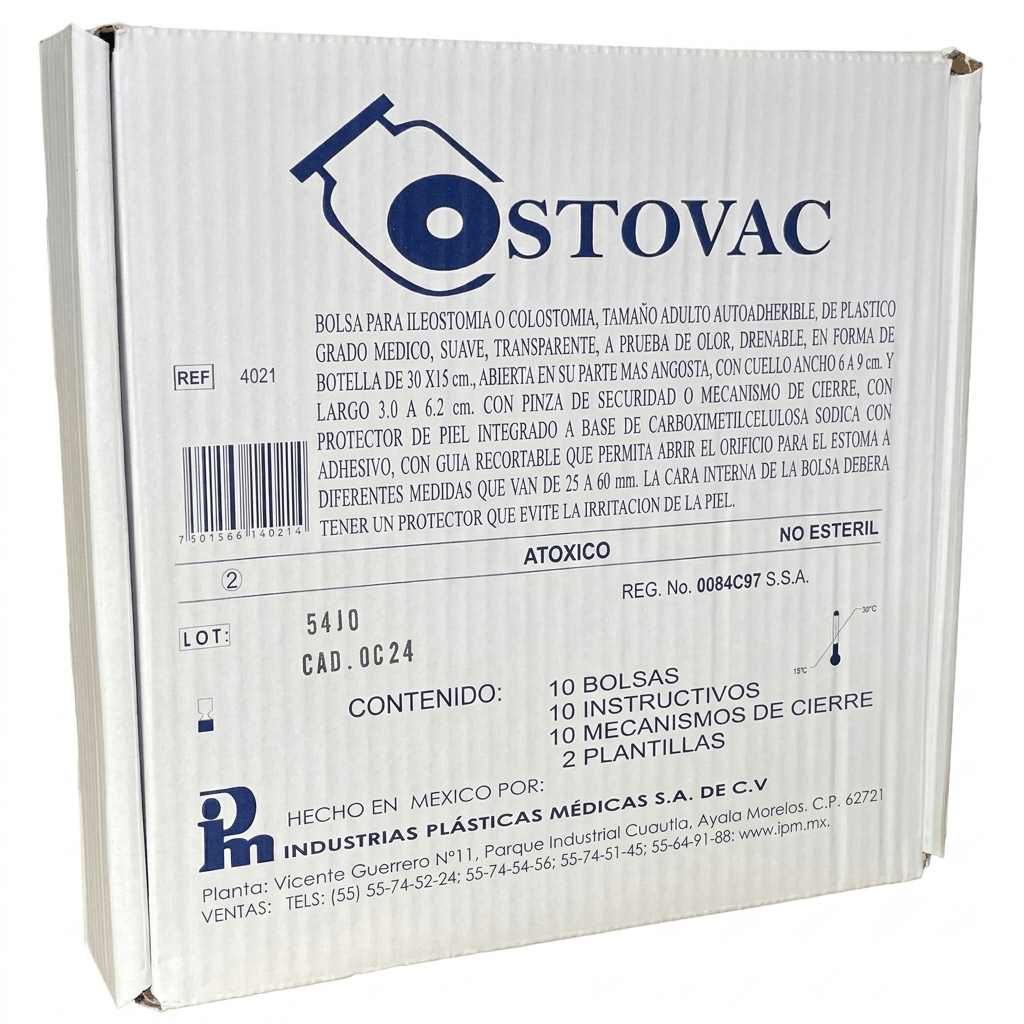 Bolsa Colostomia /Ileostomia Adulto Ostovac Pieza