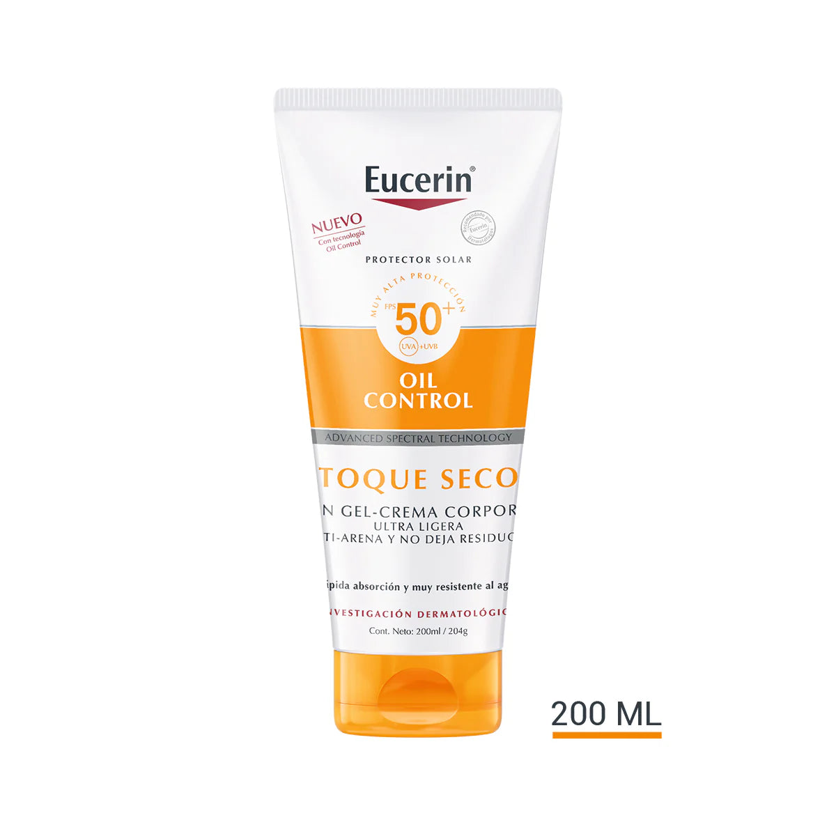Bloqueador Eucerin Oil Cont Fps50 200 Ml