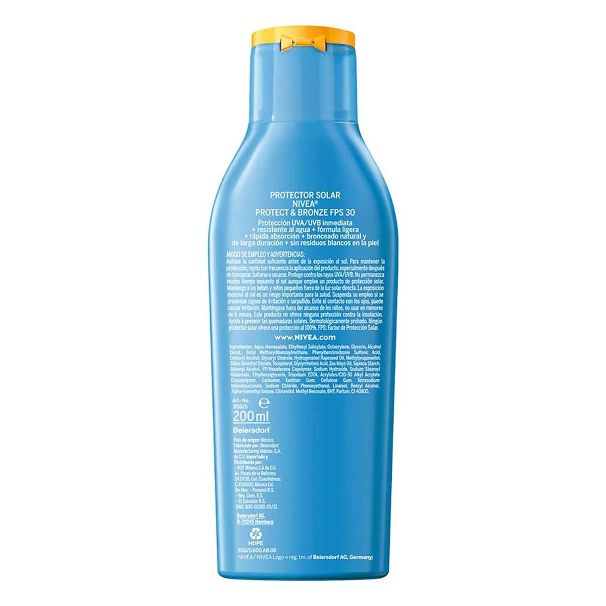 Bloqueador Nivea Sun Fps30 200 Ml 2 En 1