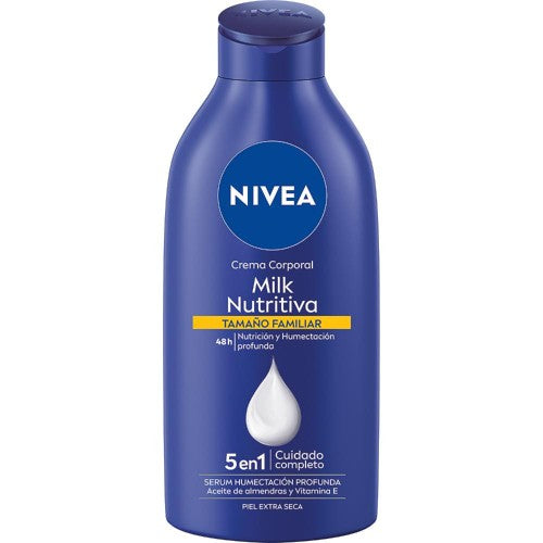 Crema Corporal Nivea Milk Nutritiva 625 Ml