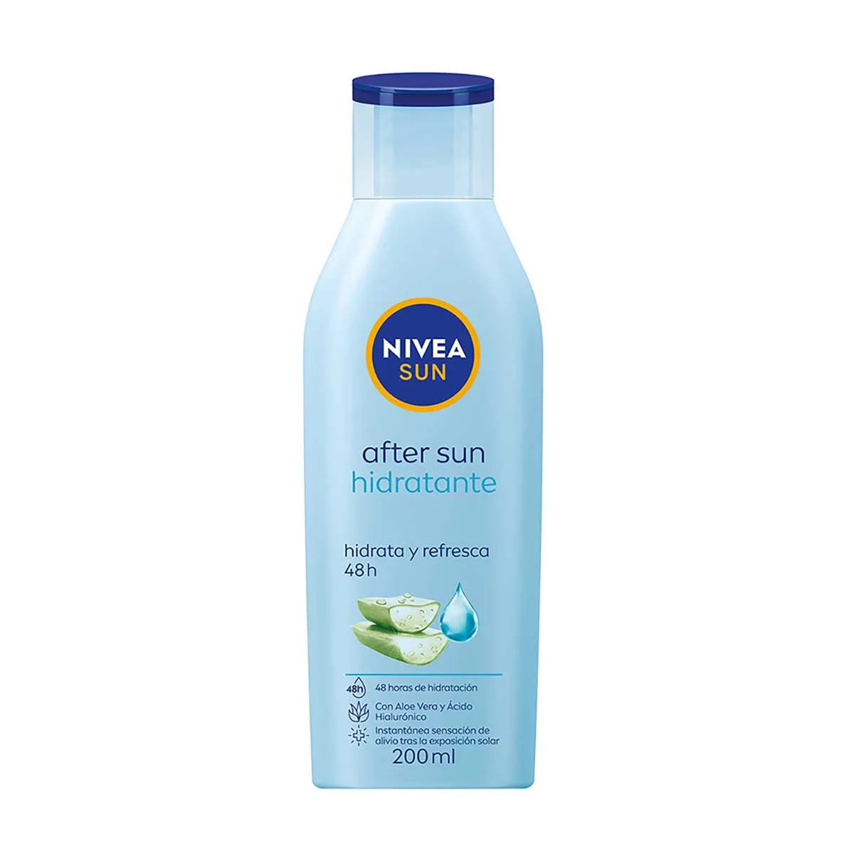 Crema Nivea Sun After Hidratante Con Aloe 200 Ml