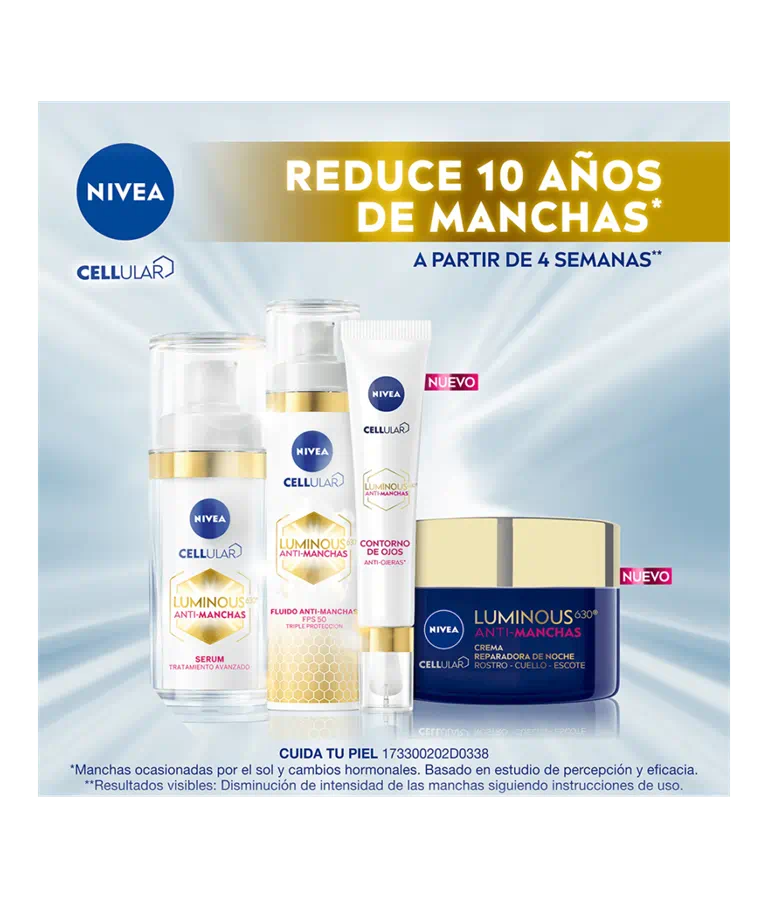 Crema Nivea Luminous 630 Contorno De Ojos Anti Ojos Luminosos 15 Ml