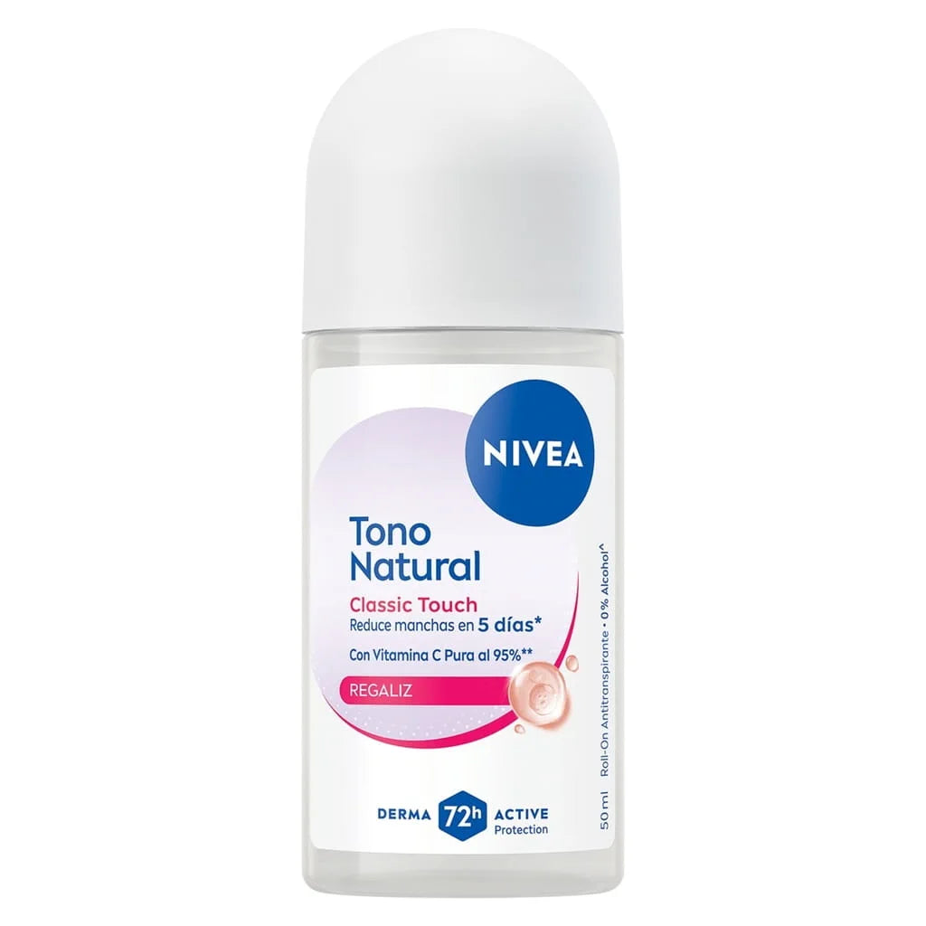 Desodorante Nivea Aclarado Natural R-On 50 Ml