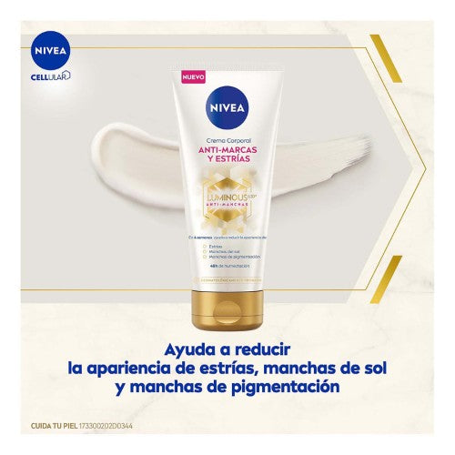 Crema Corporal Nivea Anti-Manchas Y Estrias 200 Ml